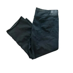 True Nation Relaxed Fit Black Jeans Denim Womens 46x30 Wide Leg Loose Baggy Plus
